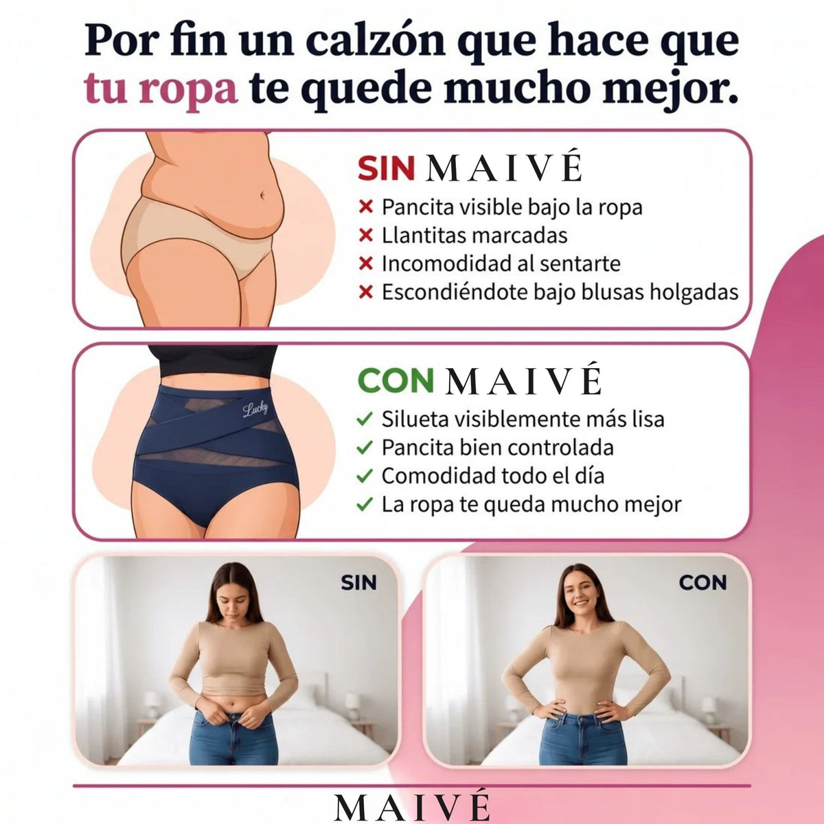 Calzón Moldeador De Cintura Alta