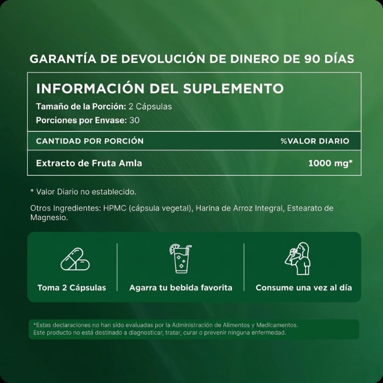 Capsulas de Super Fruta AMLA